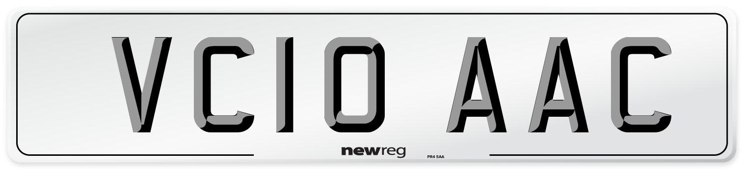 VC10 AAC Number Plate from New Reg